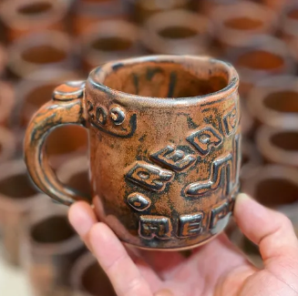 Handmade Ceramic Short Mug