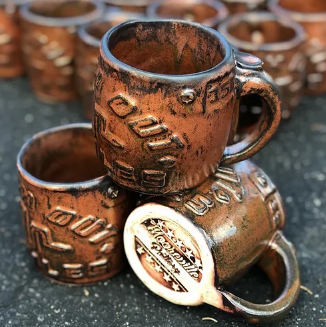 Handmade Ceramic Short Mug